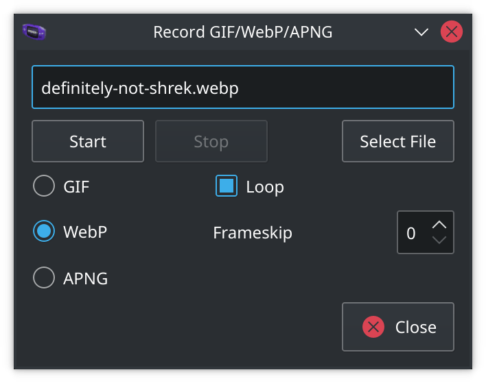 GIF/WebP/APNG dialog